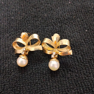 ARETES PAR ORO 14 K 8.1 GRMS (SEMINUEVO)