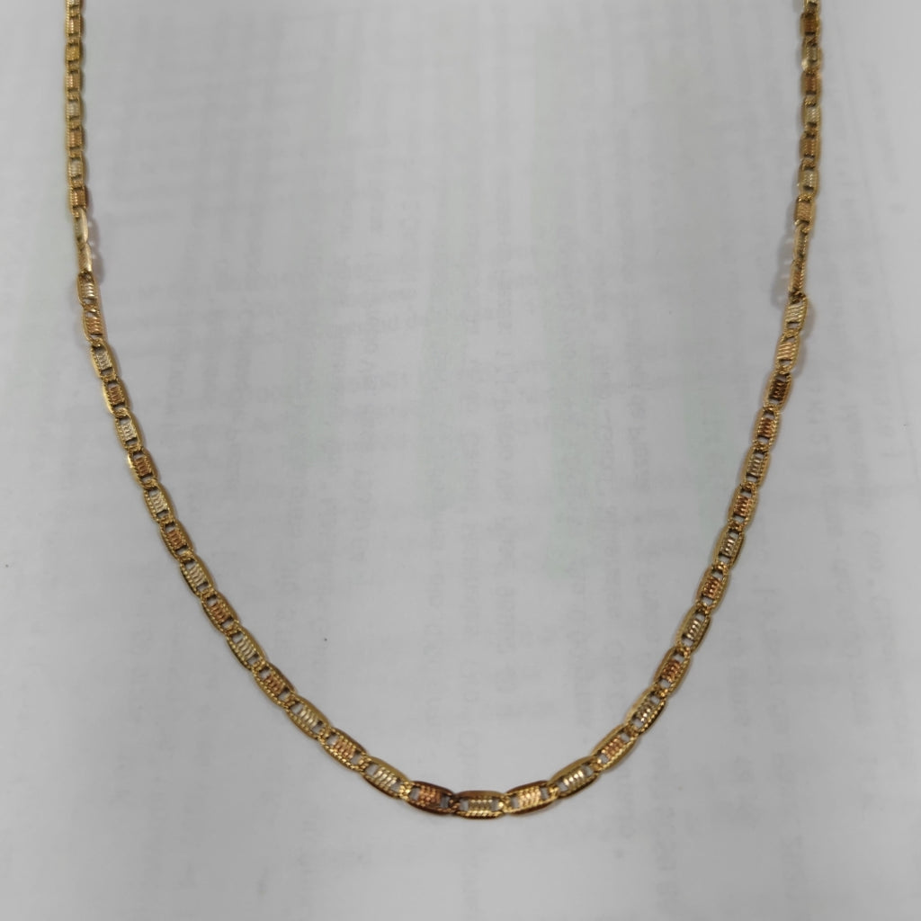CADENA ORO COMBINADO 14 K 5,20 GRMS (SEMINUEVO)