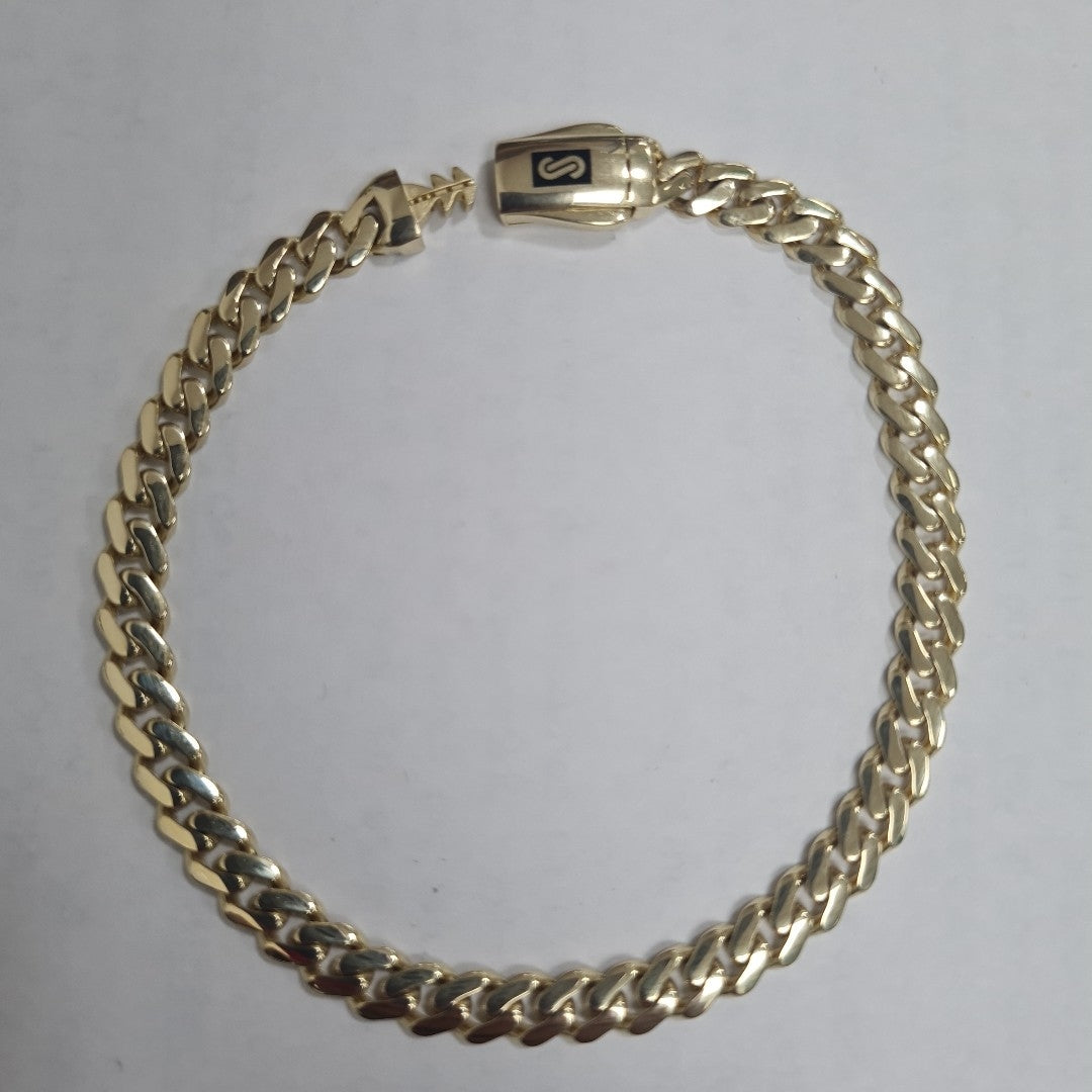 PULSERA MONACO ORO 14K 5.4 (NUEVO)