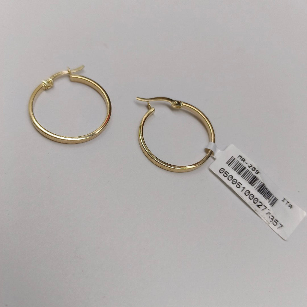 ARRACADAS ORO 14K 1.5 (NUEVO)