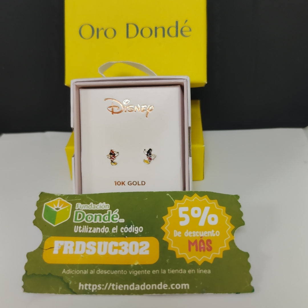 BROQUELES ORO 10K 1 (NUEVO)