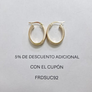ARRACADAS ORO 14K 2 (NUEVO)