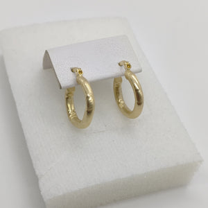 ARETES TEJIDO ARRACADAS CON DISEÑO 14K 2.6 GR (NUEVO)