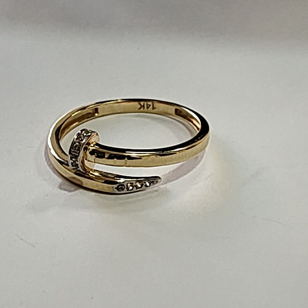ANILLOS DAMA ORO 14K 2 (NUEVO)