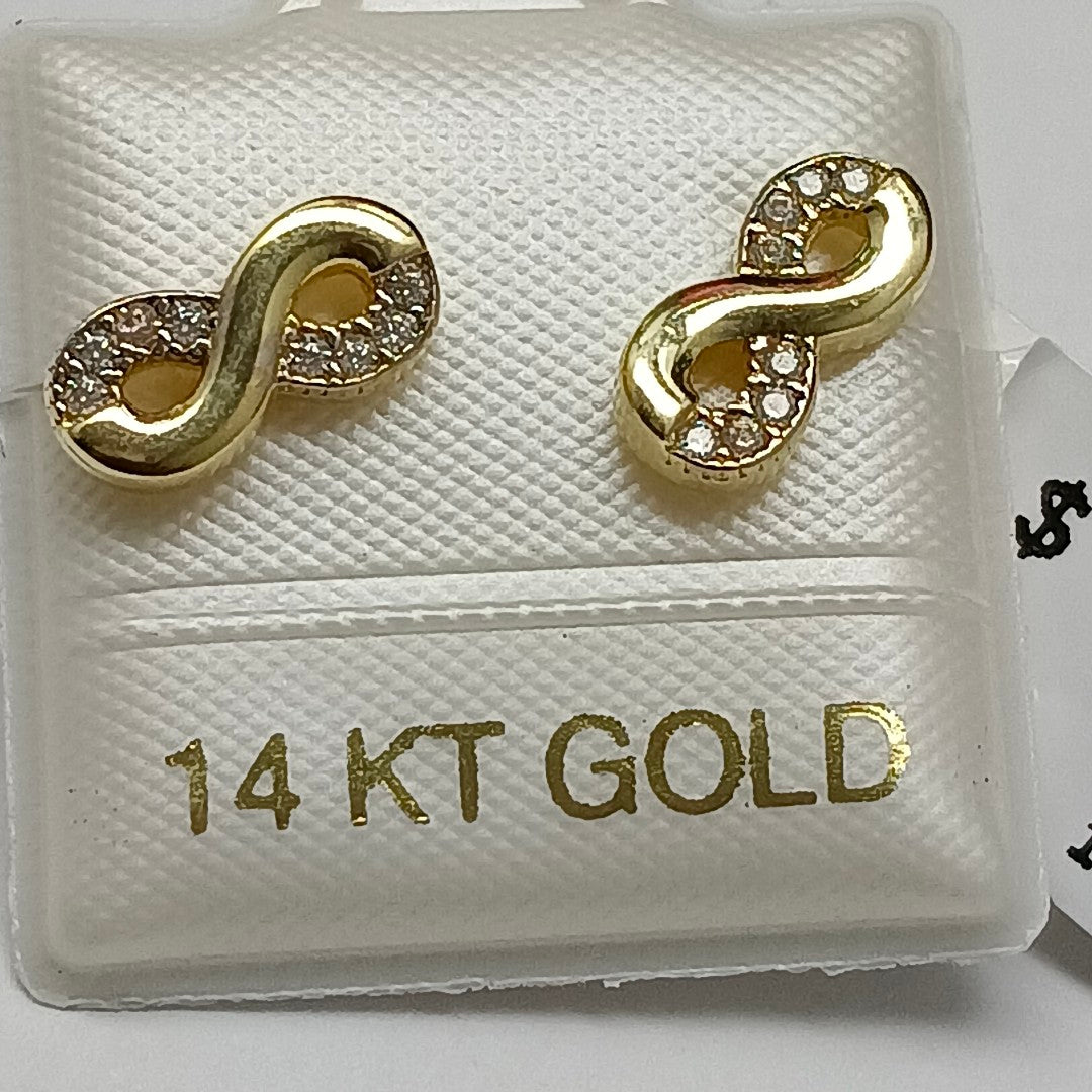 BROQUELES ORO 14K 1.3 (NUEVO)