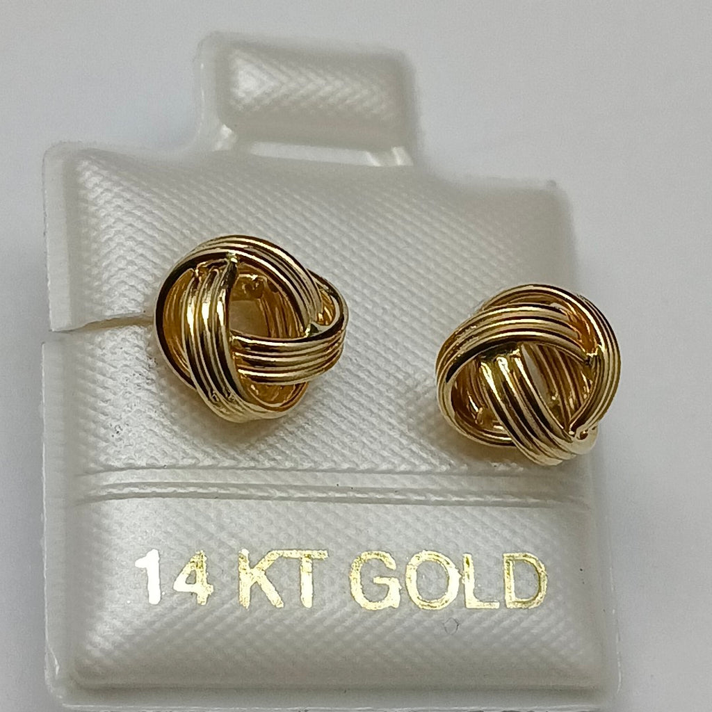BROQUELES ORO 14K 1.8 (NUEVO)
