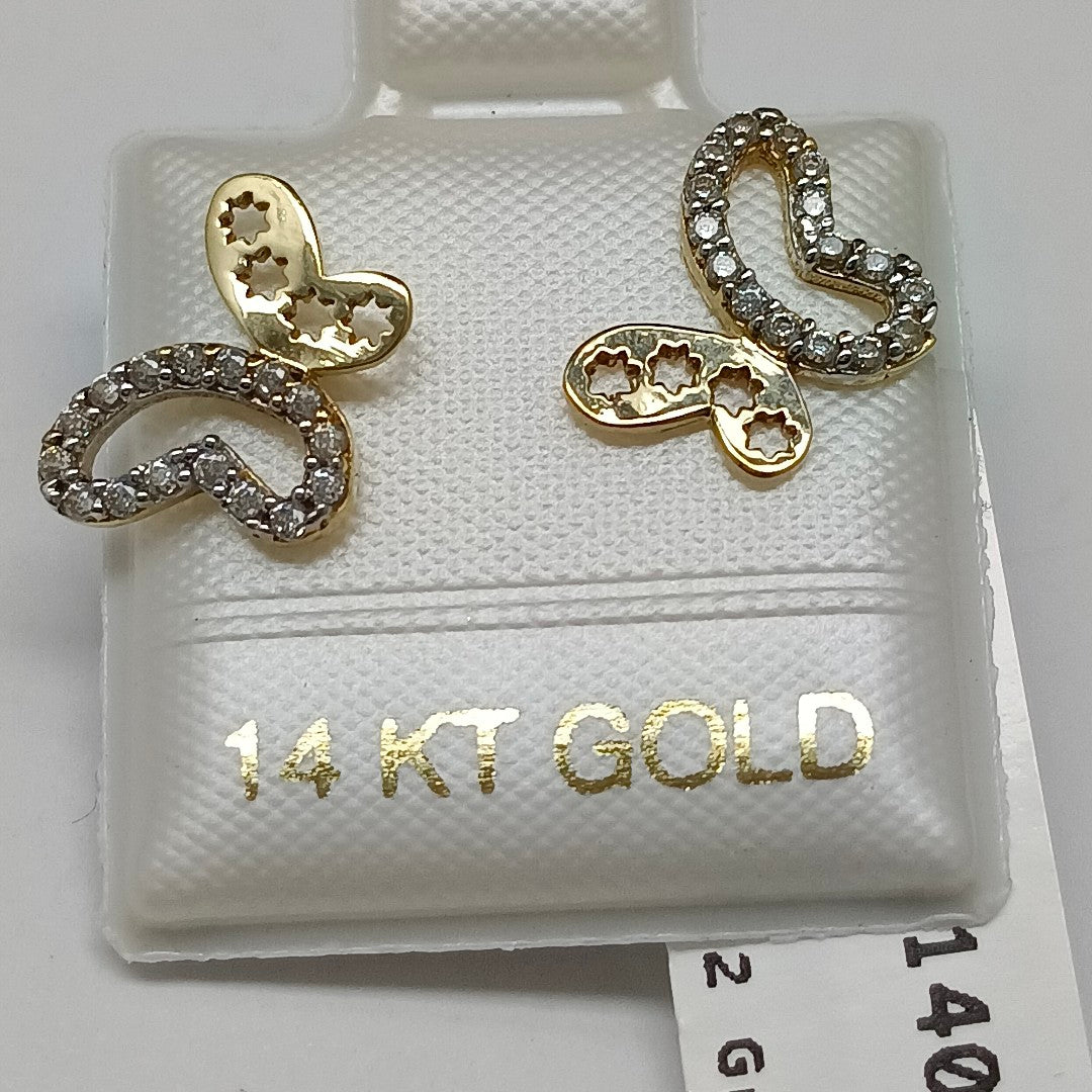 BROQUELES ORO 14K 1.2 (NUEVO)