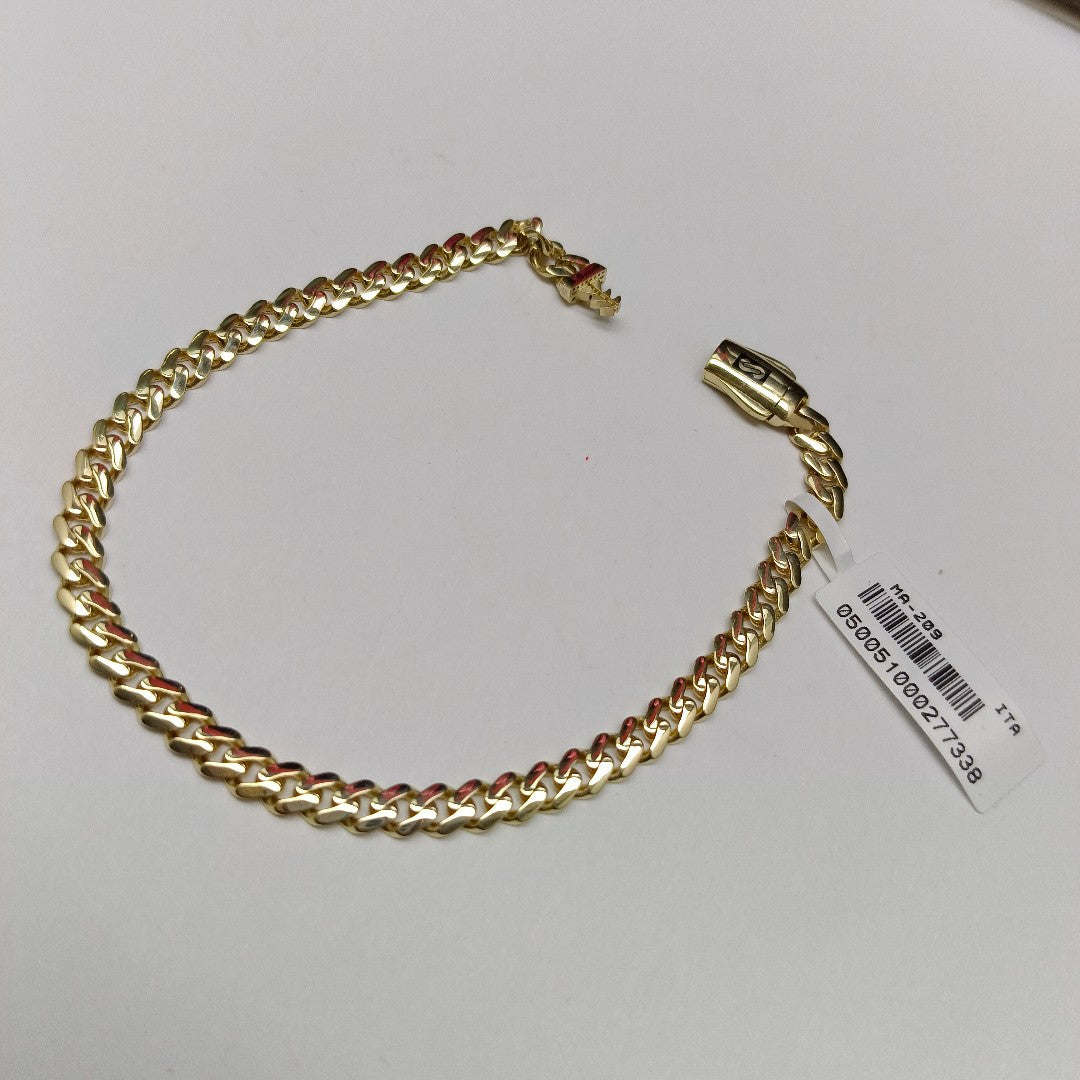 PULSERA CABALLERO MONACO ORO 14K 5.8 (NUEVO)