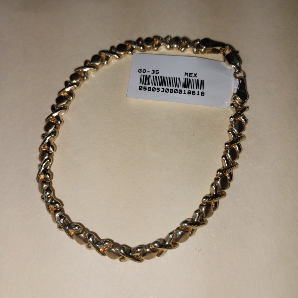 PULSERA ESP XOXO 14K 18 CM 6 GR (NUEVO)