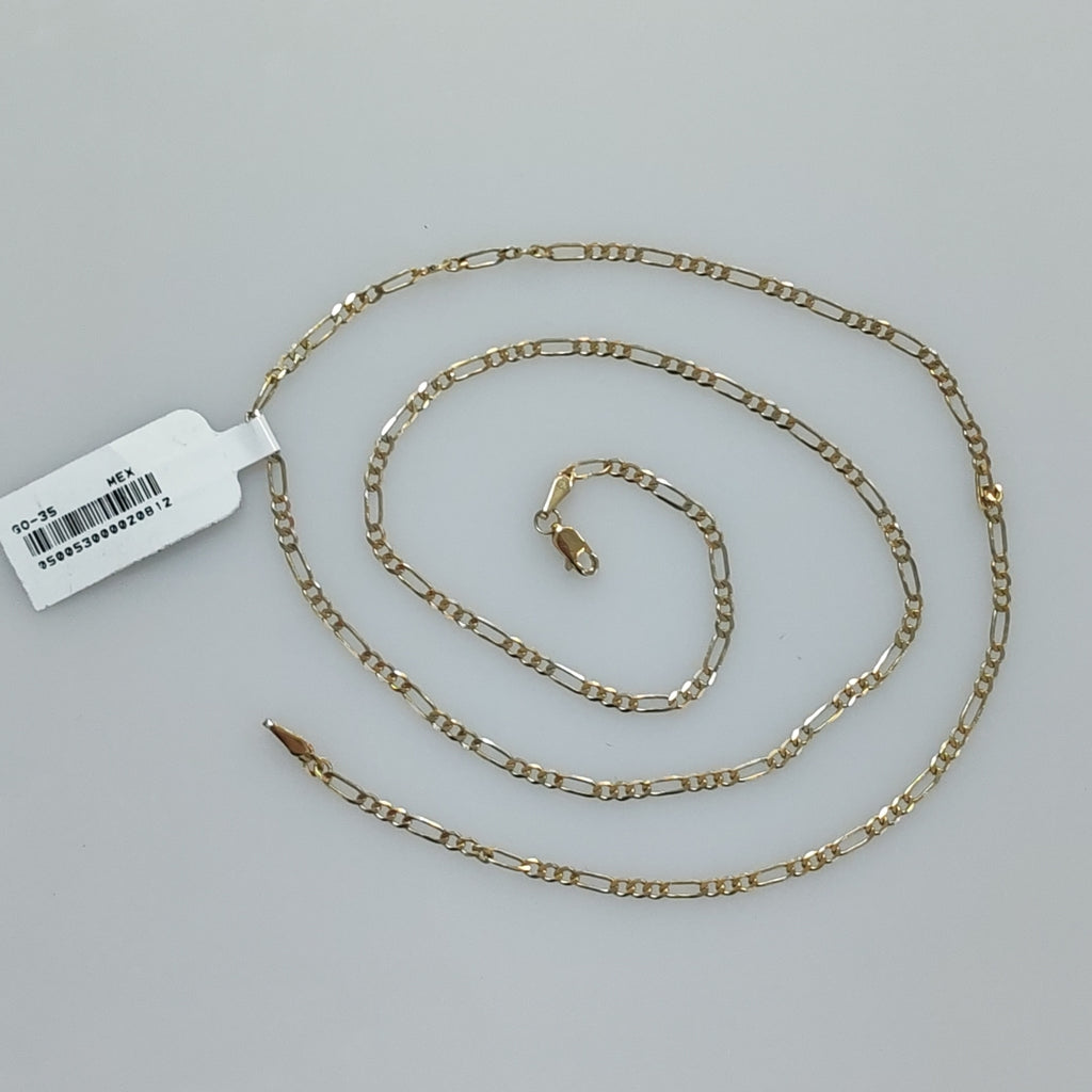 CADENA TEJIDO 3X1 14K 60 CM 5.6 GR (NUEVO)