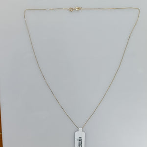 CADENA VENECIANO 14K 55 CM 1.7 GR (NUEVO)