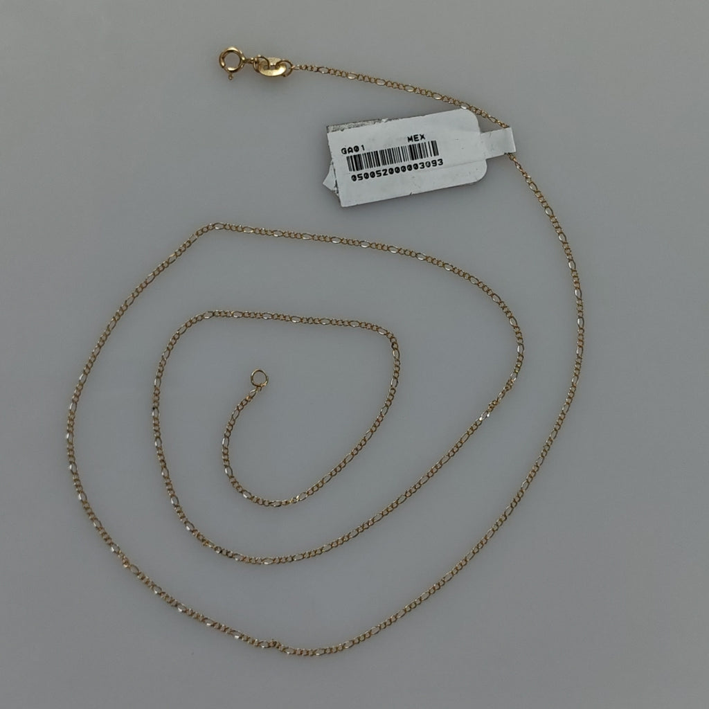 CADENA 3 X 1 1.8GR 60 CM 14K (NUEVO)