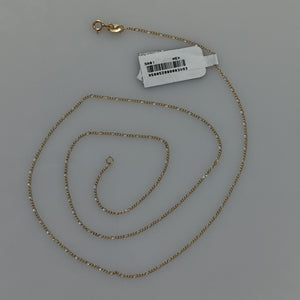 CADENA 3 X 1 1.8GR 60 CM 14K (NUEVO)