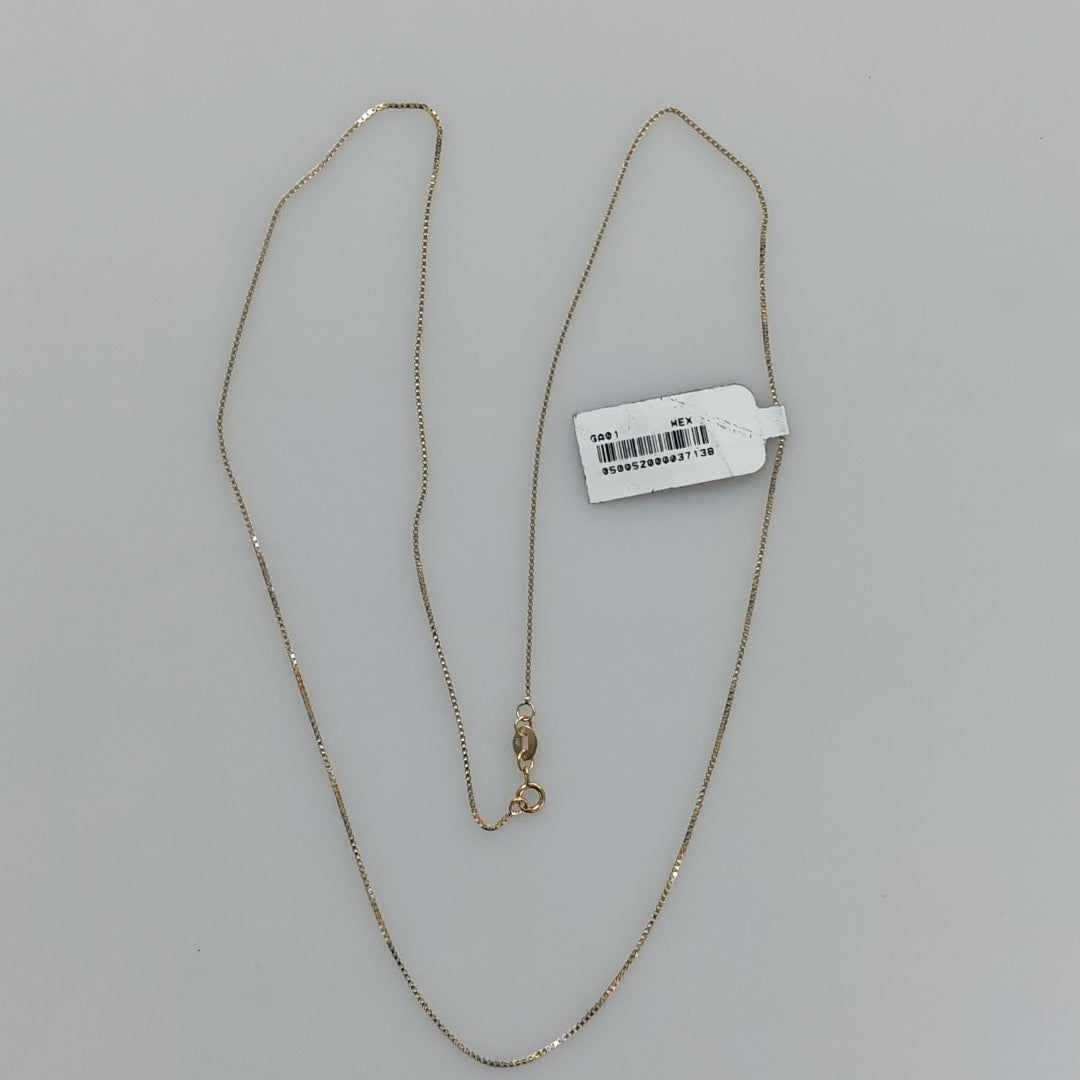 CADENA VENECIANO 14K 60 CM 2.6 GR (NUEVO)