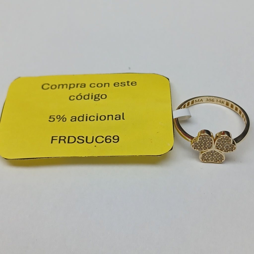 ANILLOS DAMA ORO 14K 1.9 (NUEVO)