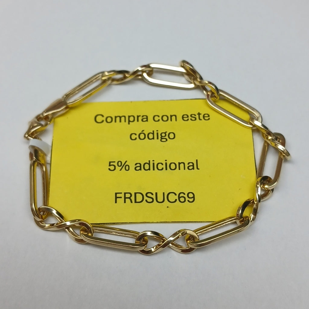 PULSERAS DAMA ORO 14K 3.7 (NUEVO)