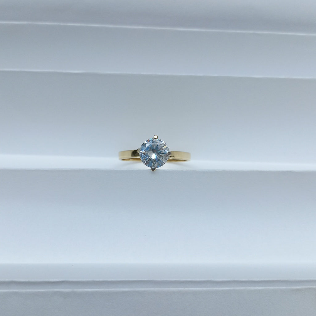 SOLITARIO ORO 14 K 2.6 GRMS (SEMINUEVO)