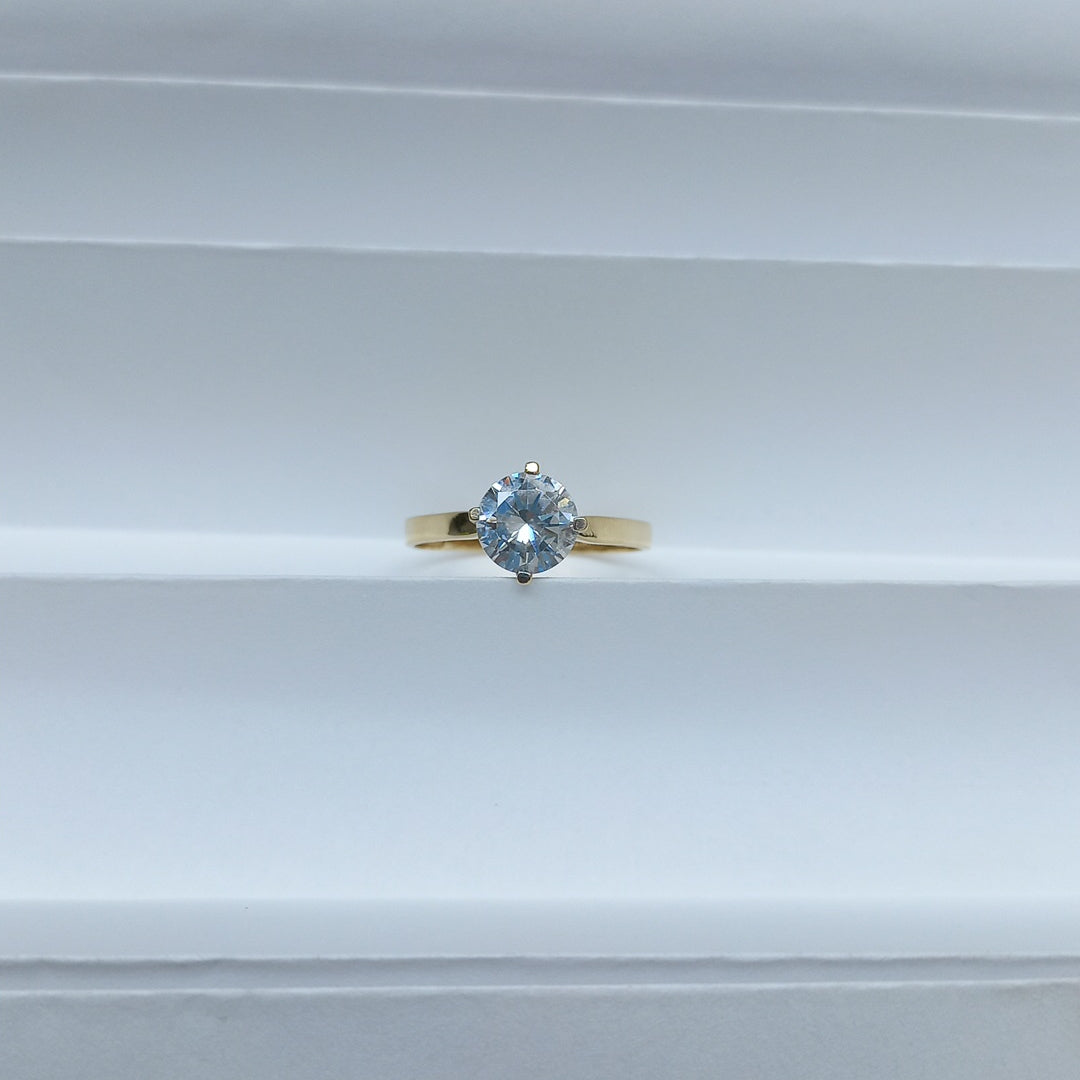SOLITARIO ORO 14 K 2.6 GRMS (SEMINUEVO)
