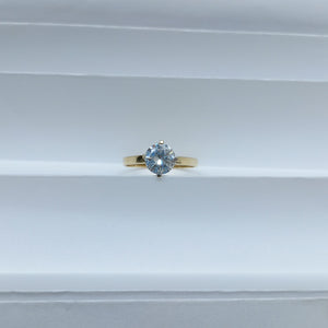 SOLITARIO ORO 14 K 2.6 GRMS (SEMINUEVO)