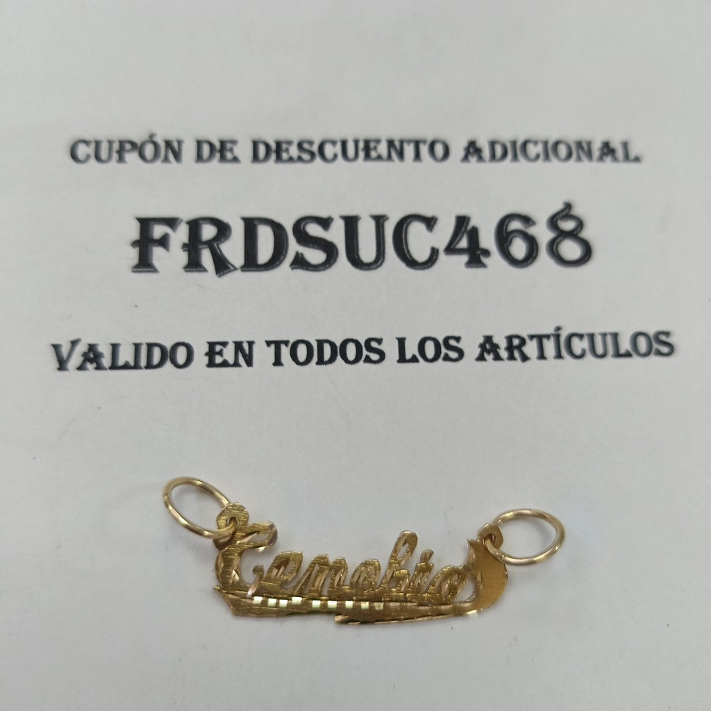 DIJE ORO 10 K 3.1 GRMS (SEMINUEVO)