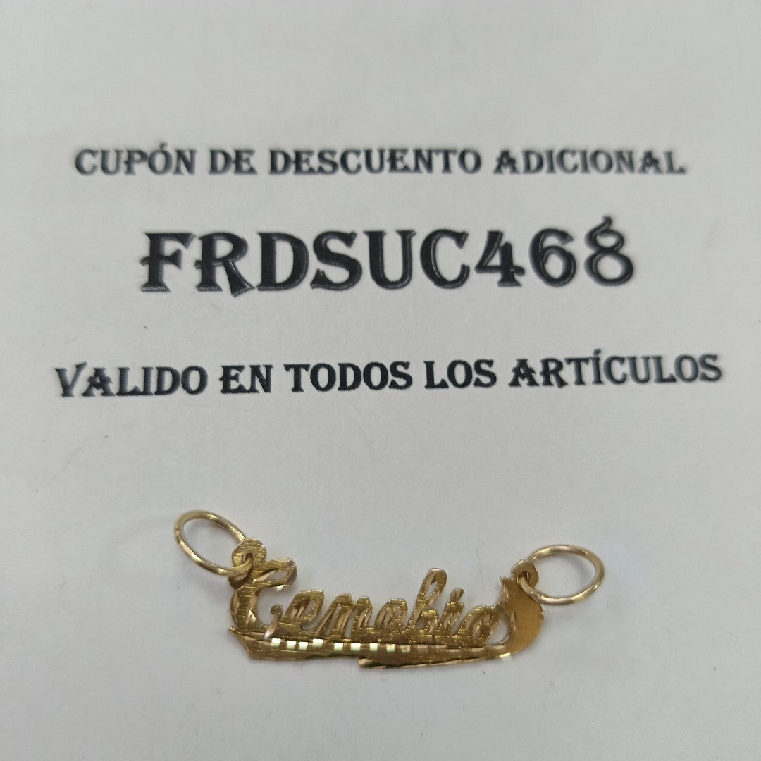 DIJE ORO 10 K 3.1 GRMS (SEMINUEVO)