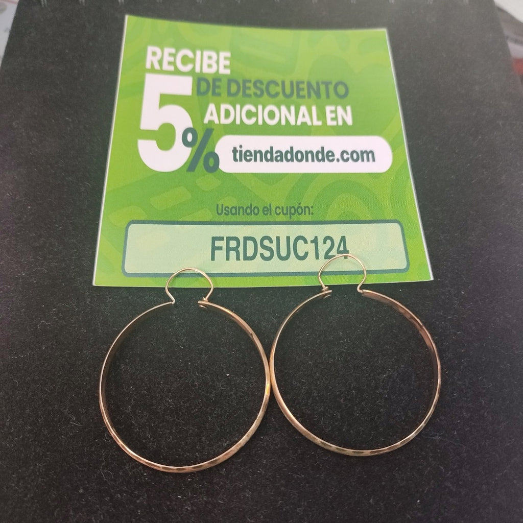 ARRACADAS PAR ORO 8 K 5 GRMS (SEMINUEVO)
