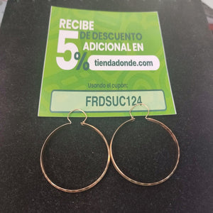 ARRACADAS PAR ORO 8 K 5 GRMS (SEMINUEVO)