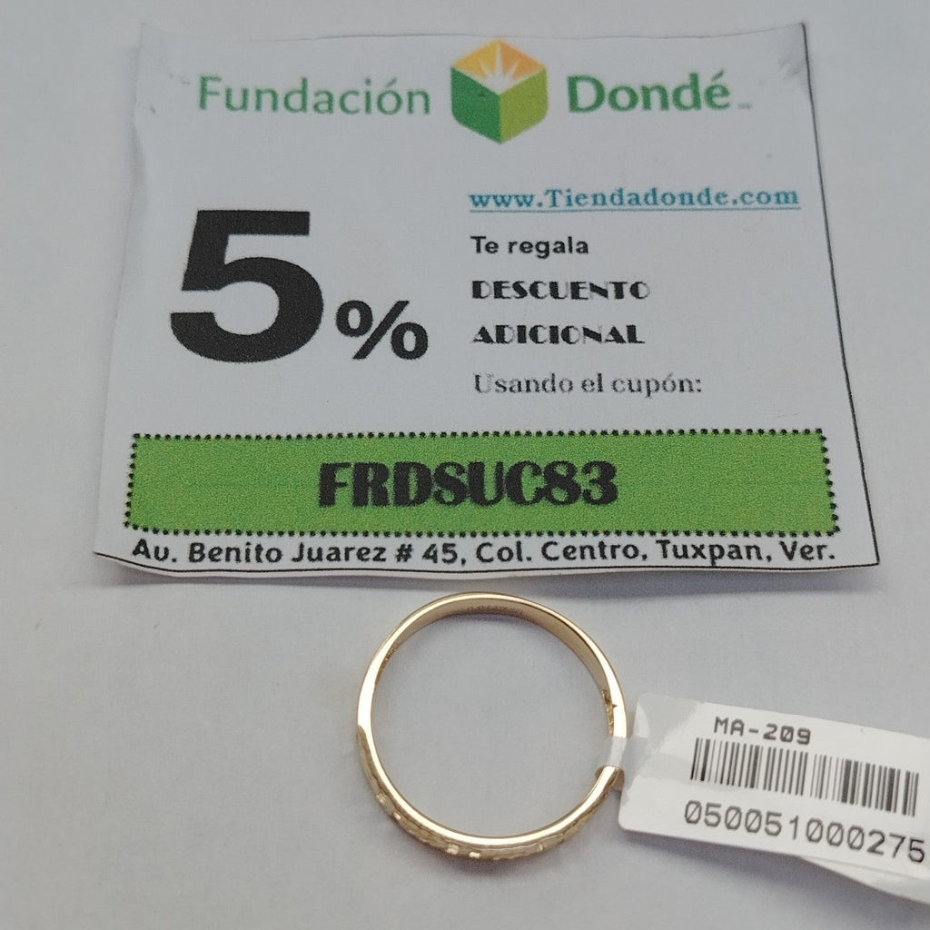 ANILLOS DAMA ORO 14K 1.3 (NUEVO)