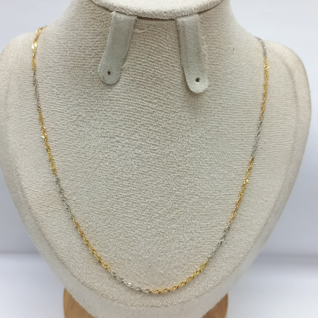 CADENA ORO COMBINADO 14 K 2,00 GRMS (SEMINUEVO)