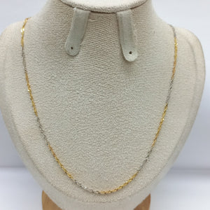 CADENA ORO COMBINADO 14 K 2,00 GRMS (SEMINUEVO)