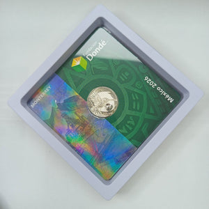 OTRAS ALHAJAS PLATA LEY 925 MEDALLA CONMEMORATIVA FRD FÚTBOL MOTIVO COLIBRI PLATA .925 8.02 GR (NUEVO)