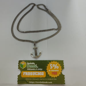 CADENA, DIJE PLATA 28 GRMS (SEMINUEVO)