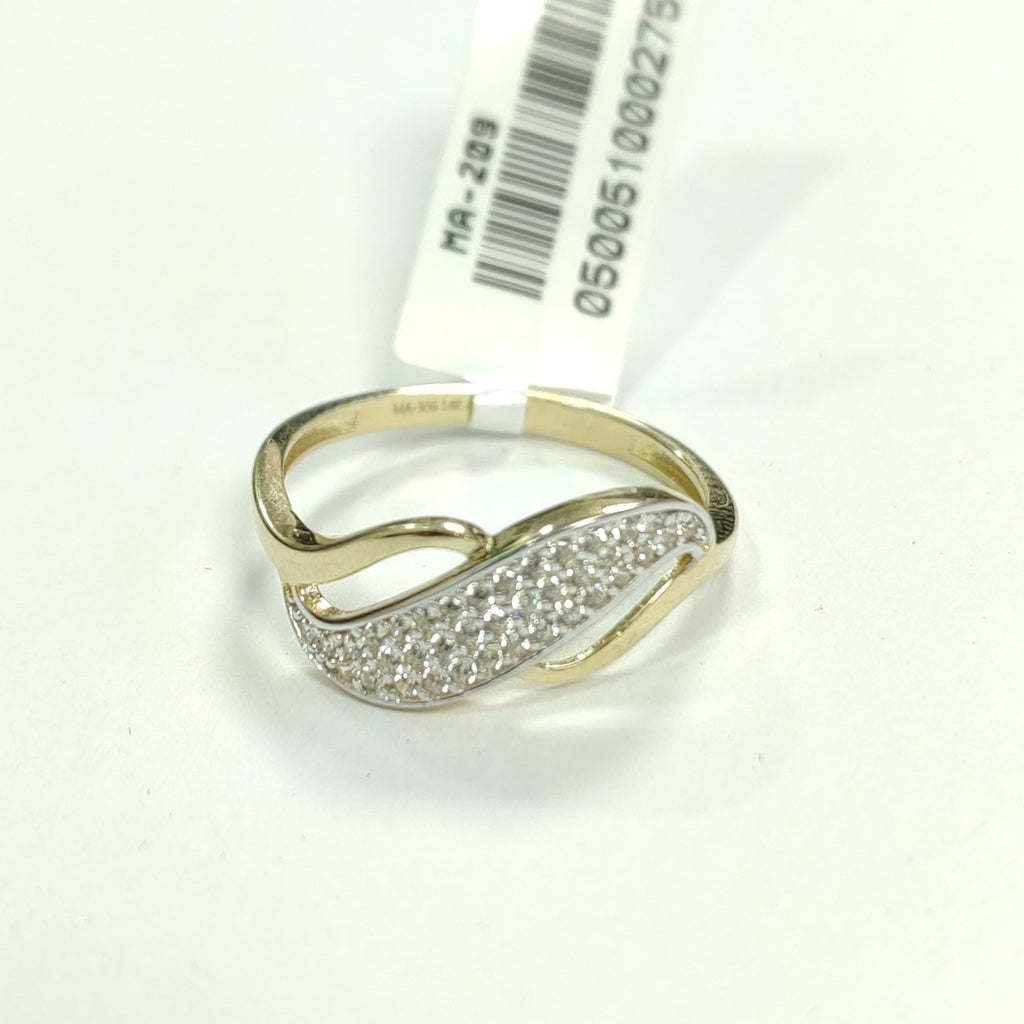 ANILLOS DAMA ORO 14K 2 (NUEVO)