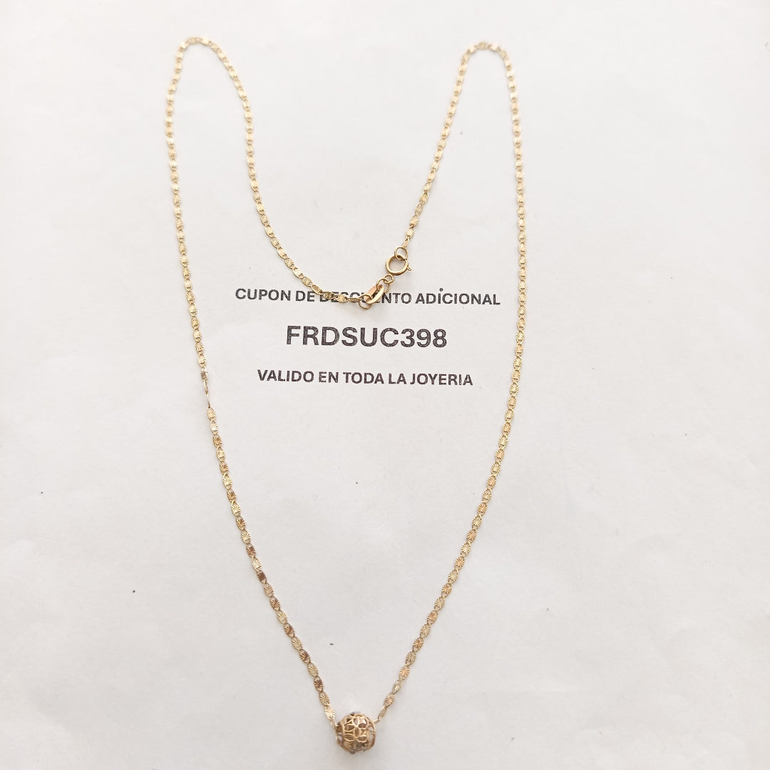 CADENA ORO, ORO COMBINADO 10 K 2 GRMS (SEMINUEVO)
