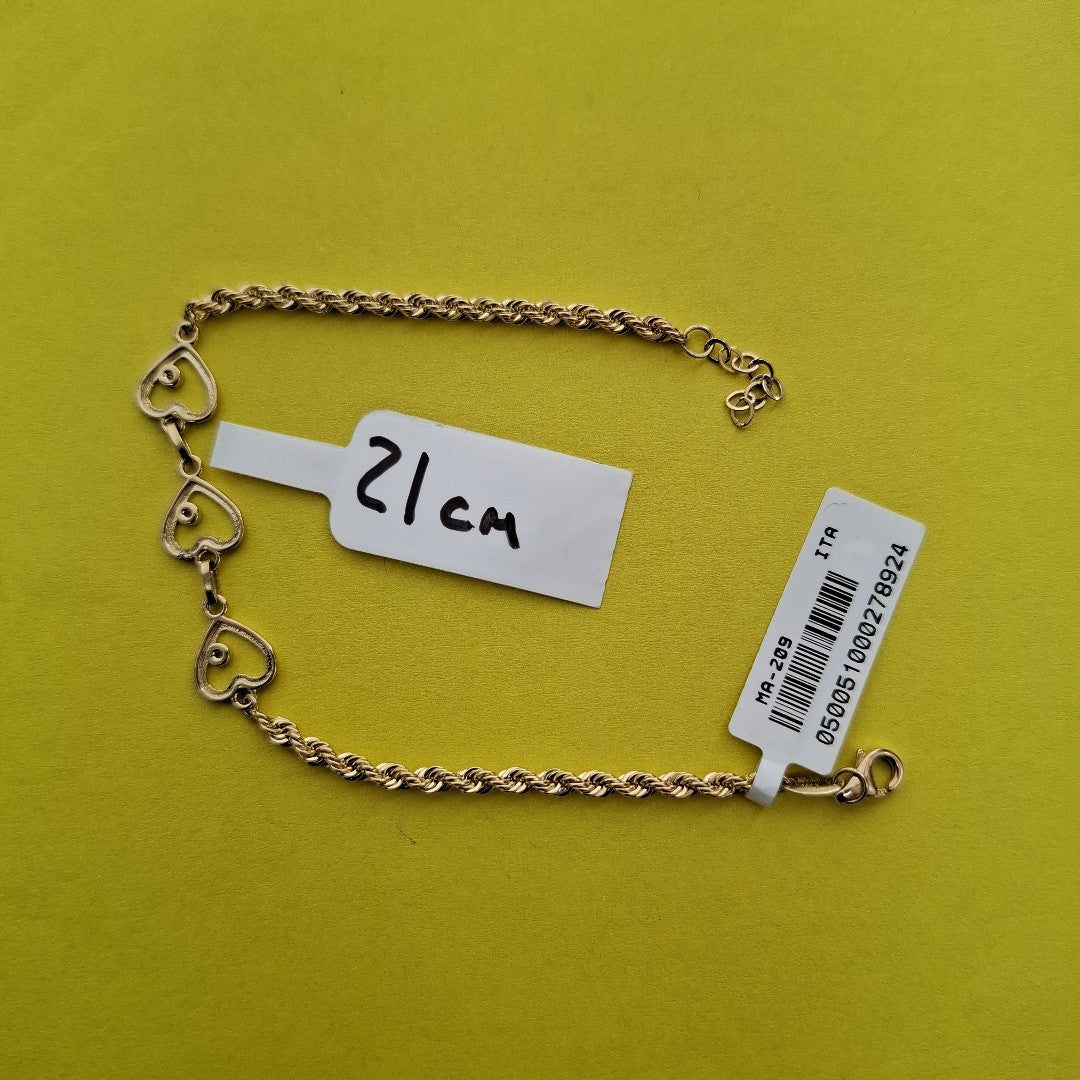PULSERAS DAMA ORO 14K 2.6 (NUEVO)