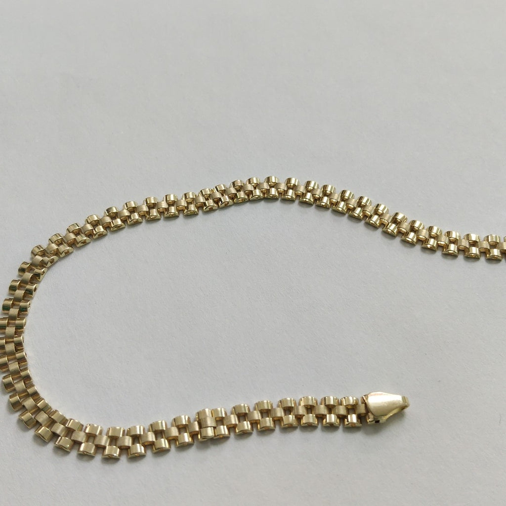 PULSERAS CABALLERO ORO 14K 6.5 (NUEVO)