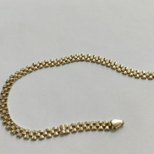 PULSERAS CABALLERO ORO 14K 6.5 (NUEVO)