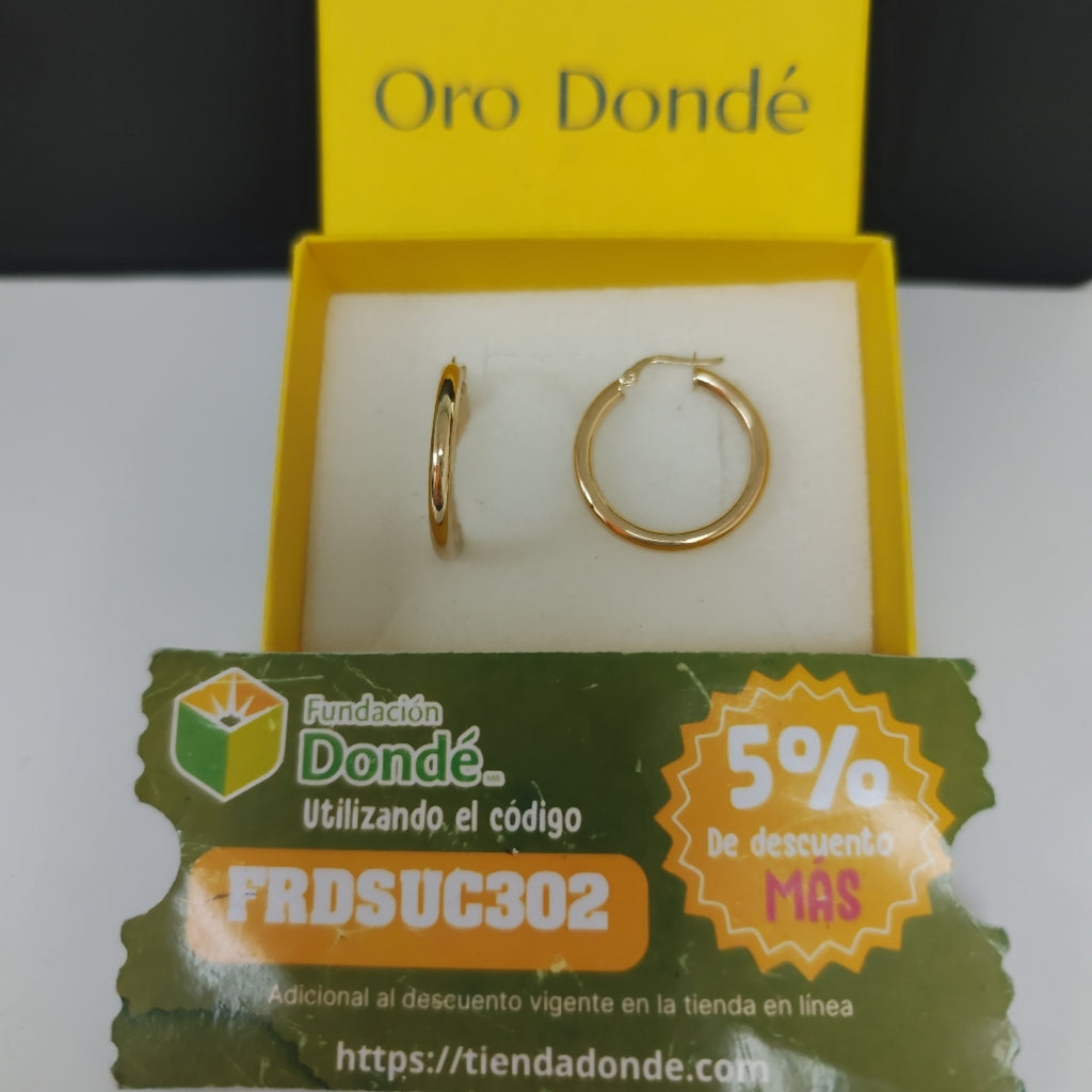 ARRACADAS ORO 14K 1.8 (NUEVO)