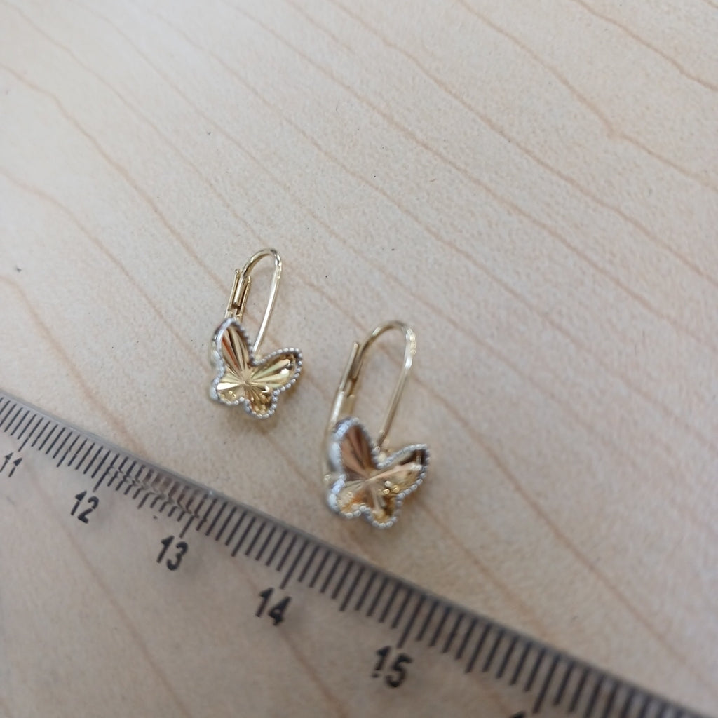 BROQUELES ORO 14K 1.8 (NUEVO)