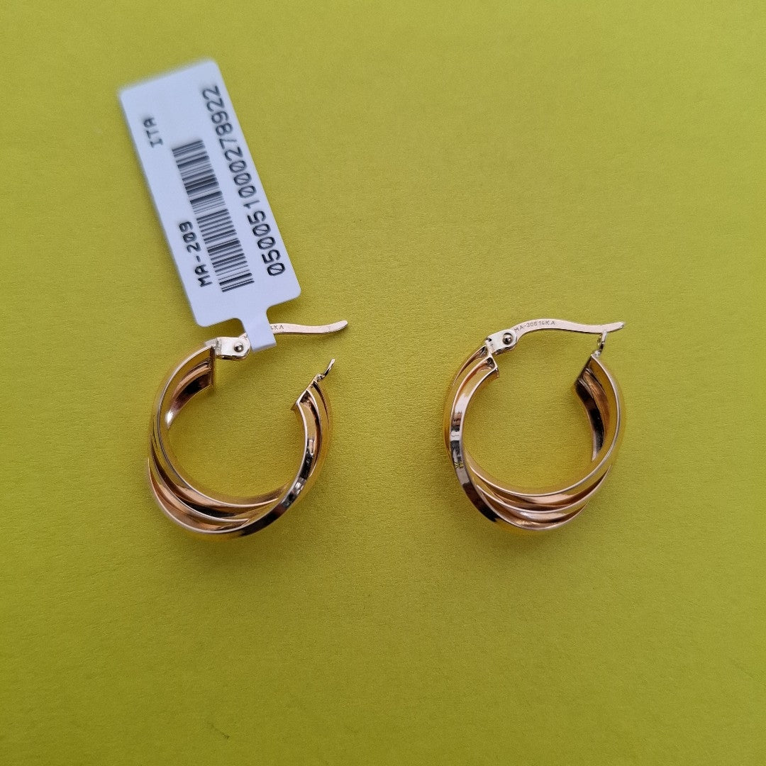 ARRACADAS ORO 14K 2.2 (NUEVO)
