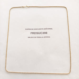 CADENA ORO 10 K 1.5 GRMS (SEMINUEVO)