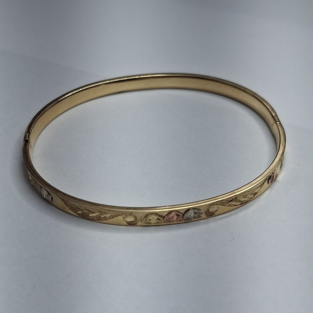 PULSERA RIGIDA ORO 14 K 7 GRMS (SEMINUEVO)