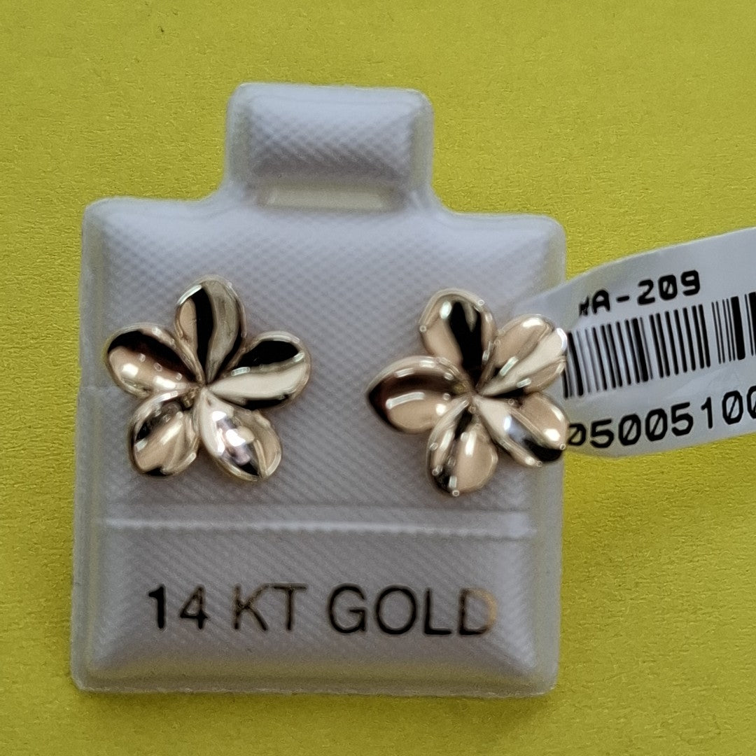 BROQUELES ORO 14K 1.4 (NUEVO)