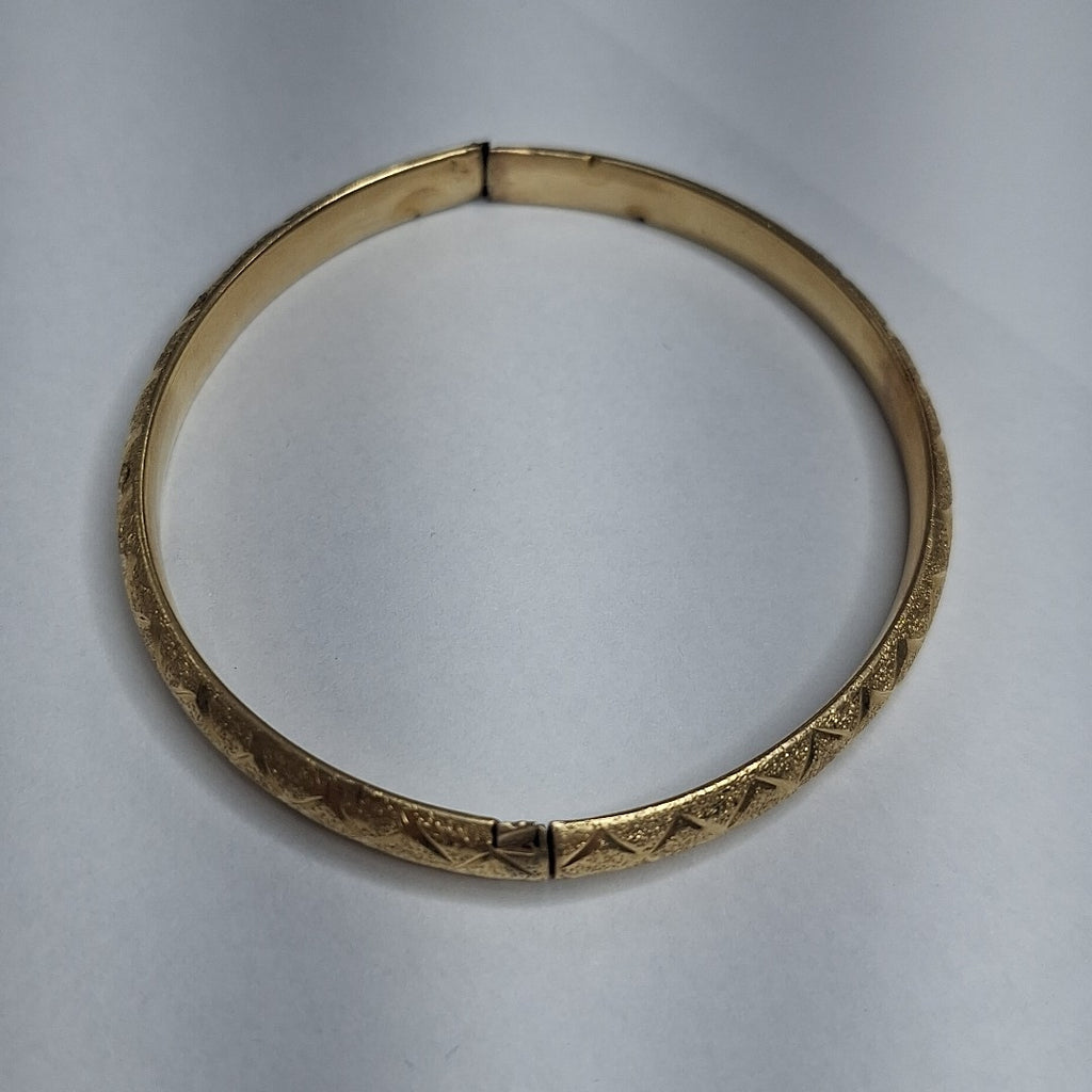 PULSERA RIGIDA ORO 14 K 9.9 GRMS (SEMINUEVO)