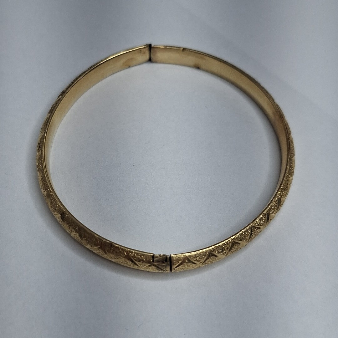 PULSERA RIGIDA ORO 14 K 9.9 GRMS (SEMINUEVO)