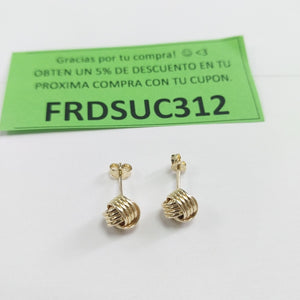 BROQUELES ORO 14K 1.6 (NUEVO)