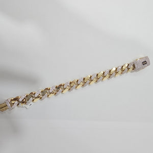 PULSERA CABALLERO MONACO ORO 14K 24.7 (NUEVO)