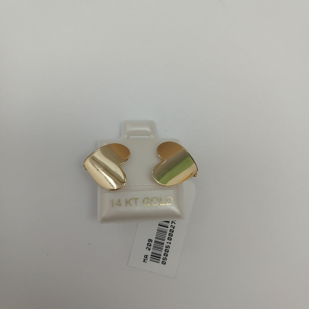 BROQUELES ORO 14K 2 (NUEVO)