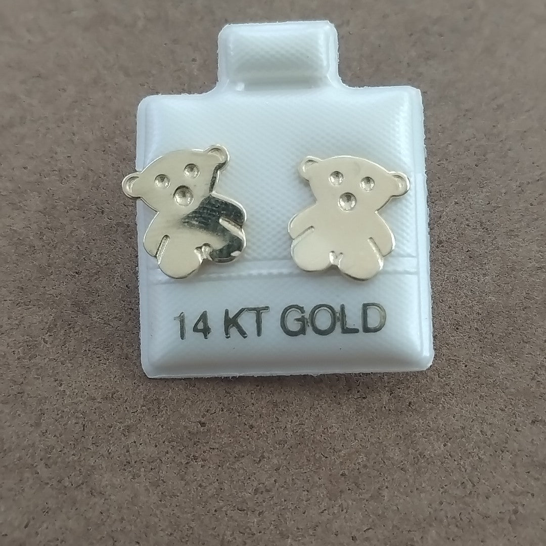 BROQUELES ORO 14K 1.5 (NUEVO)