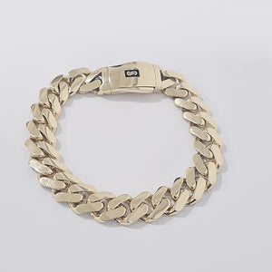 PULSERA CABALLERO MONACO ORO 14K 17.4 (NUEVO)